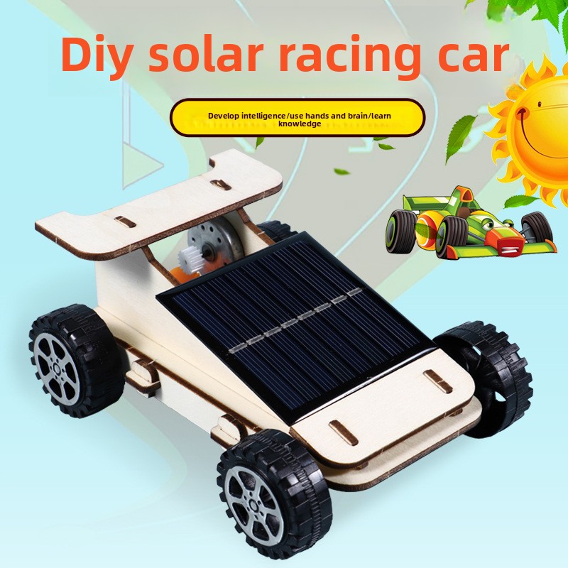 Renewable Energy Demonstration Kit - 나무로 만든 태양열 자동차 DIY 과학