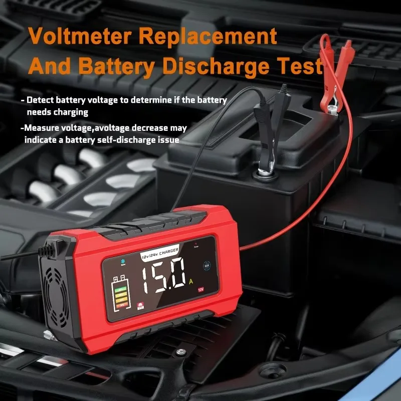12V 15A 24V 8A 자동차 오토바이 배터리 충전 - Agm Deep Cycle Battery 리뷰 및 가격