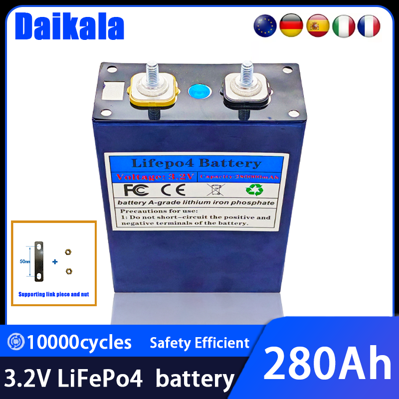 신제품 3.2V 280Ah LiFePO4 배터리 충전식 - Renewable Energy Engineering 리뷰 및 가격