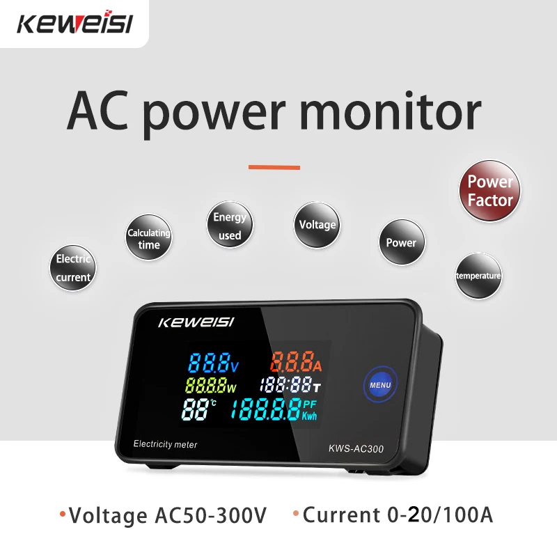KWS-AC300 AC 50-300V 볼트미터 암페어미 - Renewable Energy Demonstration Kit 리뷰 및 가격