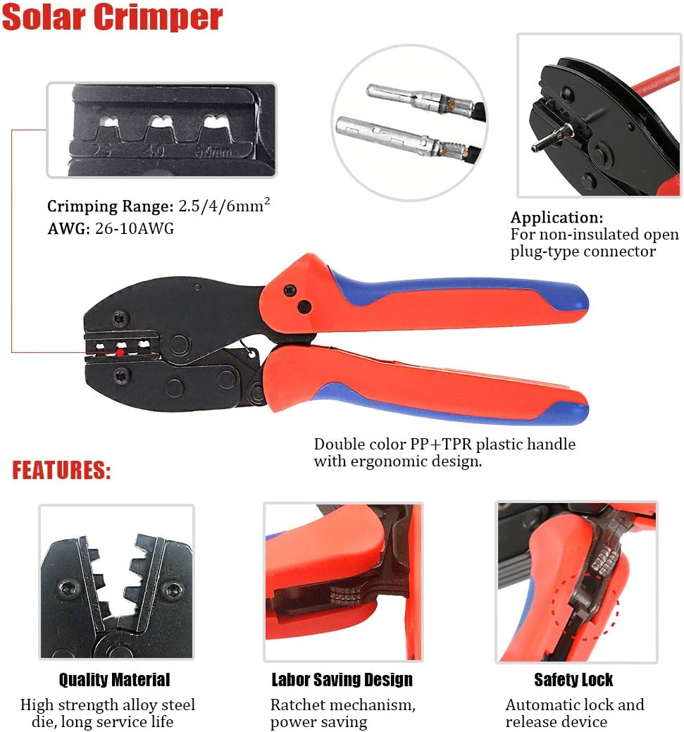 스패너, 와이어 스트리퍼, AWG14-10 2.5/4/ - Solar Cable Mc4 Connector 리뷰 및 가격