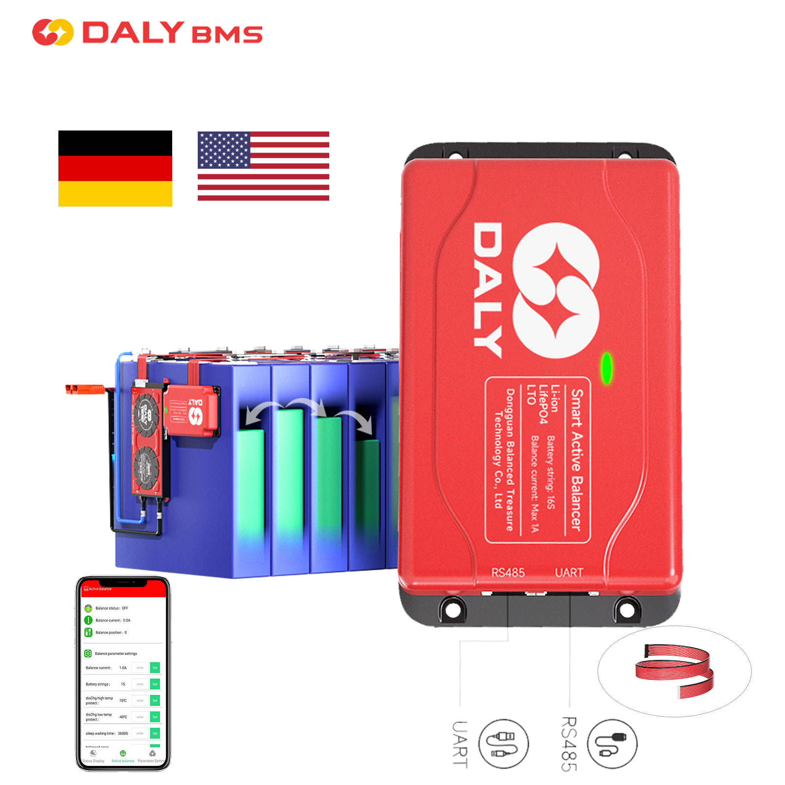 Daly 스마트 액티브 이퀄라이저 밸런서, 블루투스 리 - Battery Equalizer Balancer 리뷰 및 가격